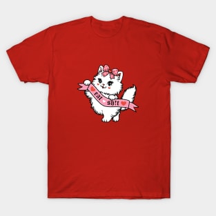 Sassy Valentines Kitty Eat Sh!t T-Shirt